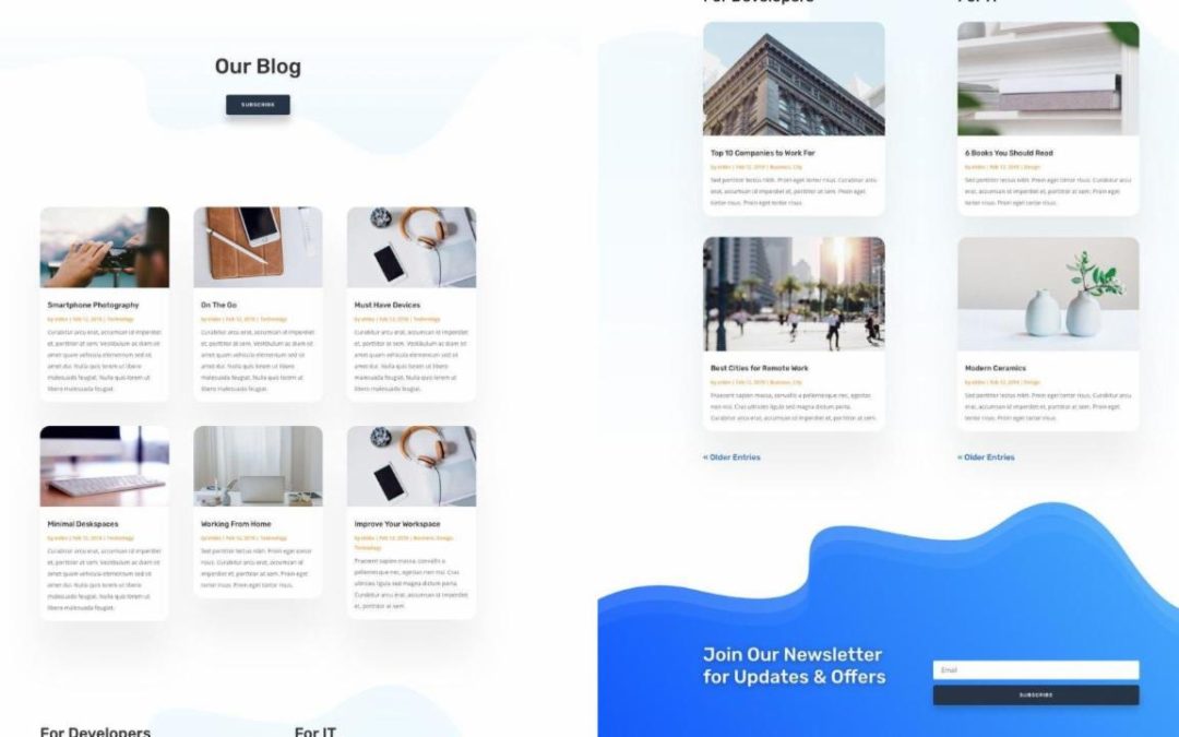 ET – Hosting Company Blog Page