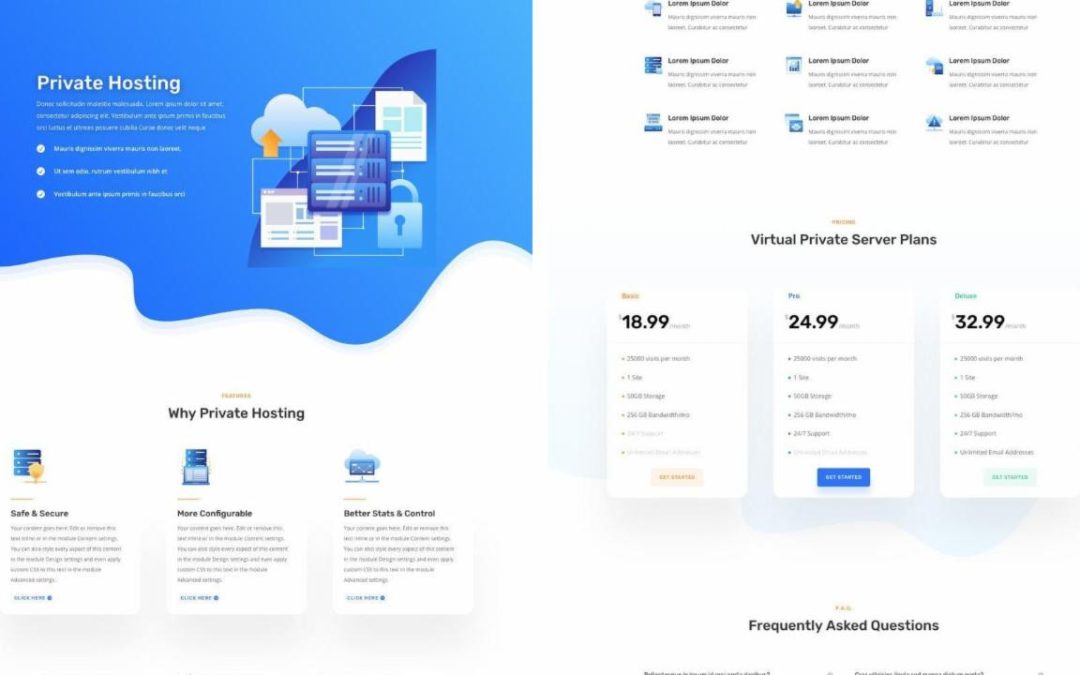 ET – Hosting Company Service Page