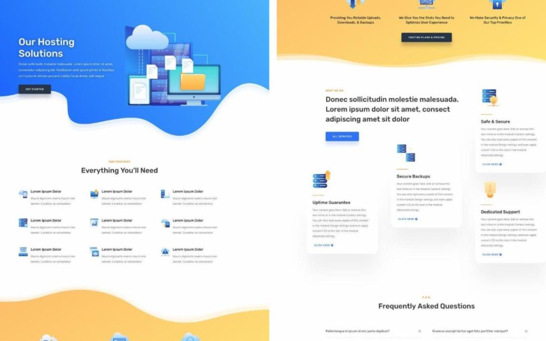ET – Hosting Company Services Page