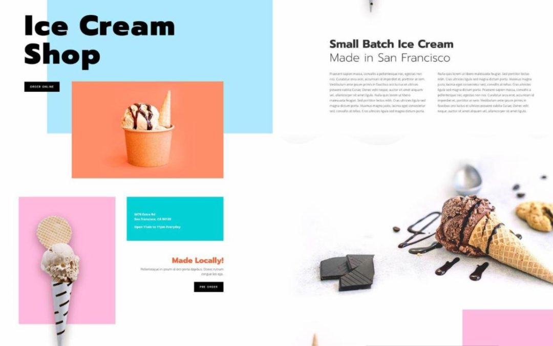 ET – Ice Cream Shop Home Page