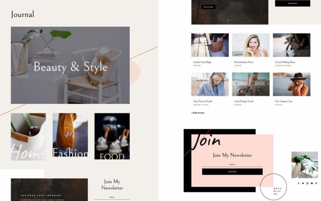 ET – Influencer Blog Page