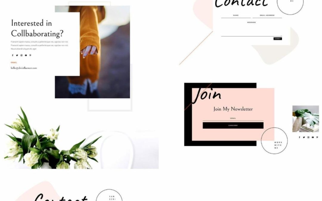 ET – Influencer Contact Page
