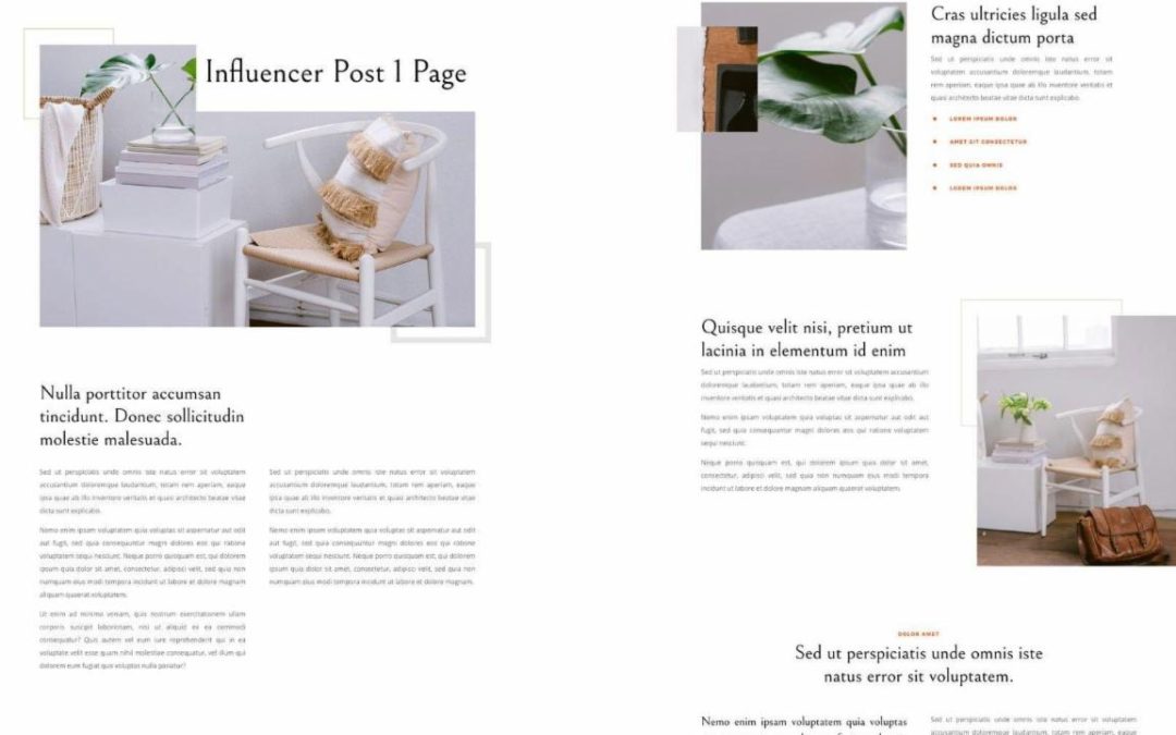 ET – Influencer Post 1 Page