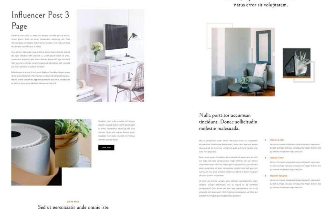 ET – Influencer Post 3 Page