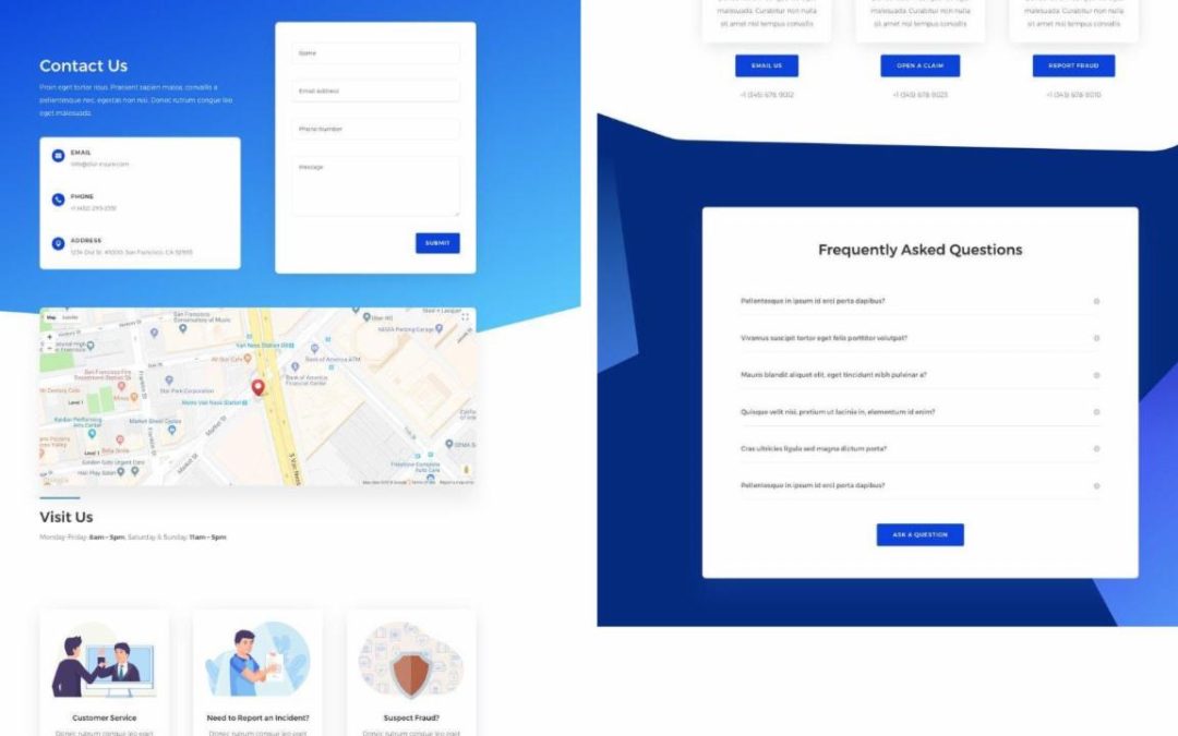 ET – Insurance Agency Contact Page
