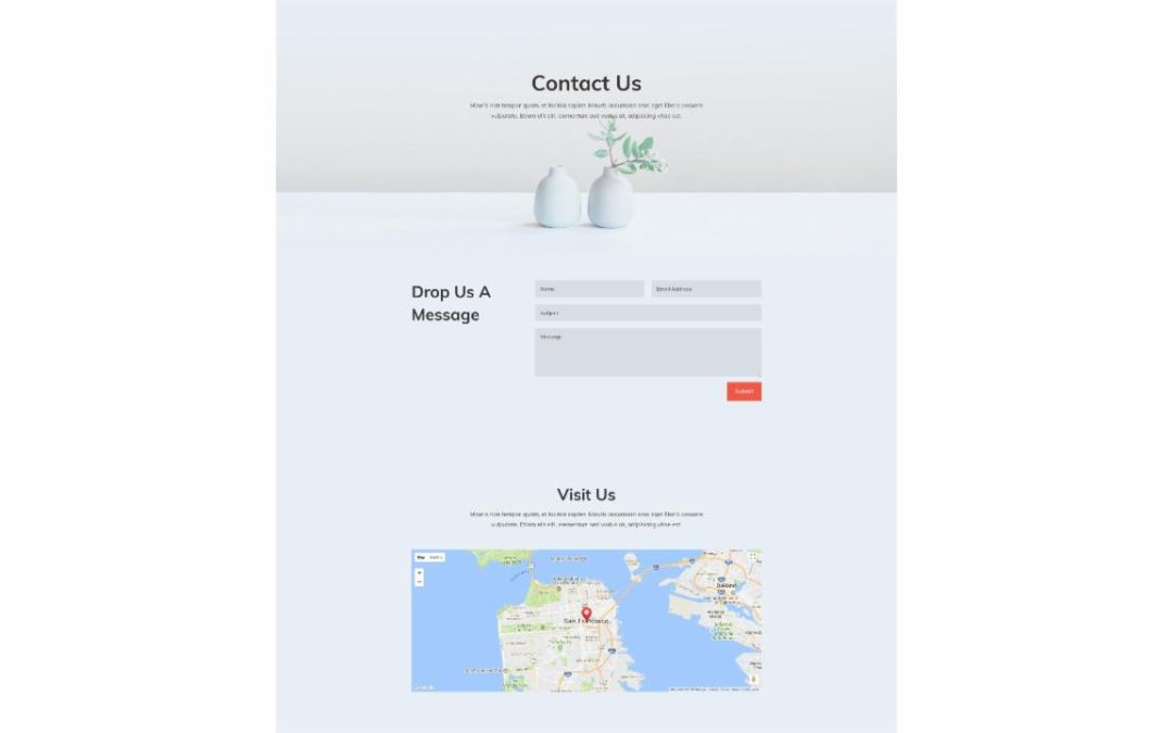 ET – Interior Design Company Contact Page