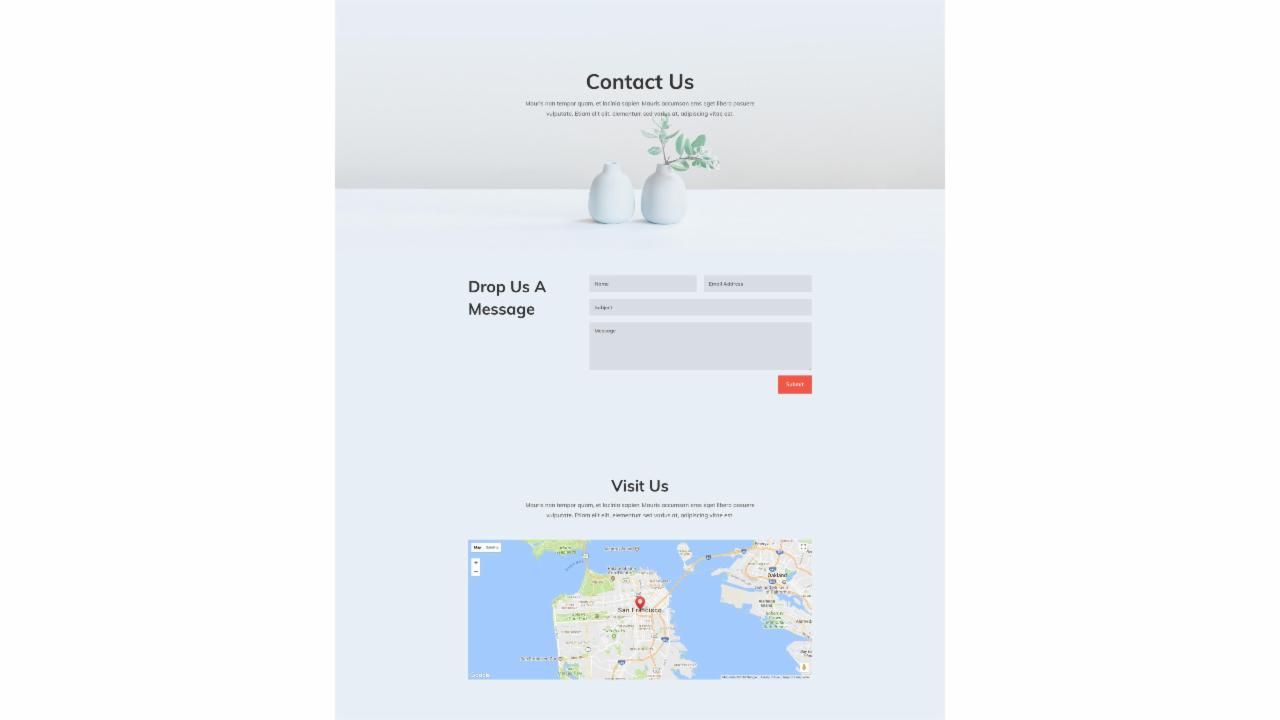 ET - Interior Design Company Contact Page