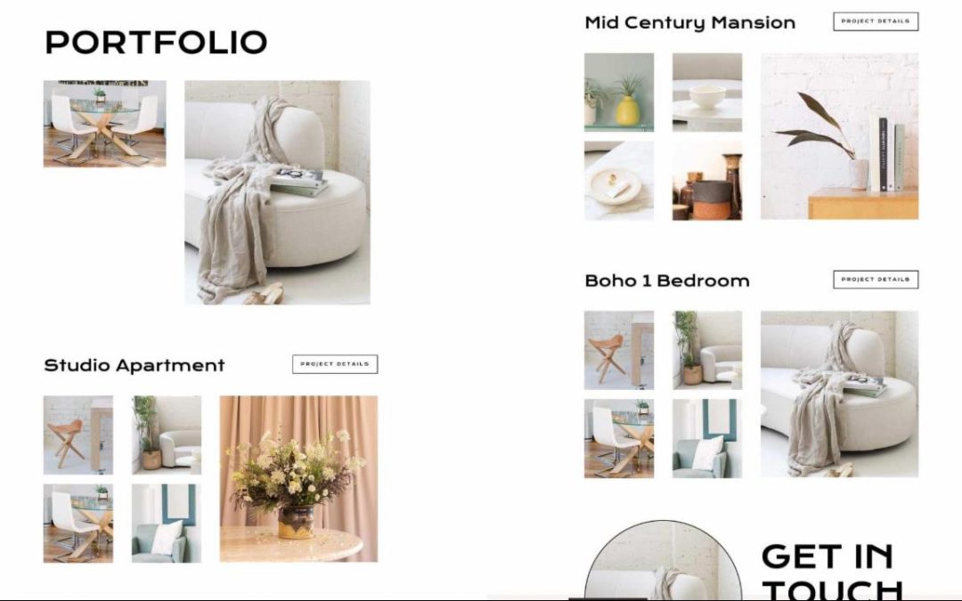ET – Interior Designer Portfolio Page