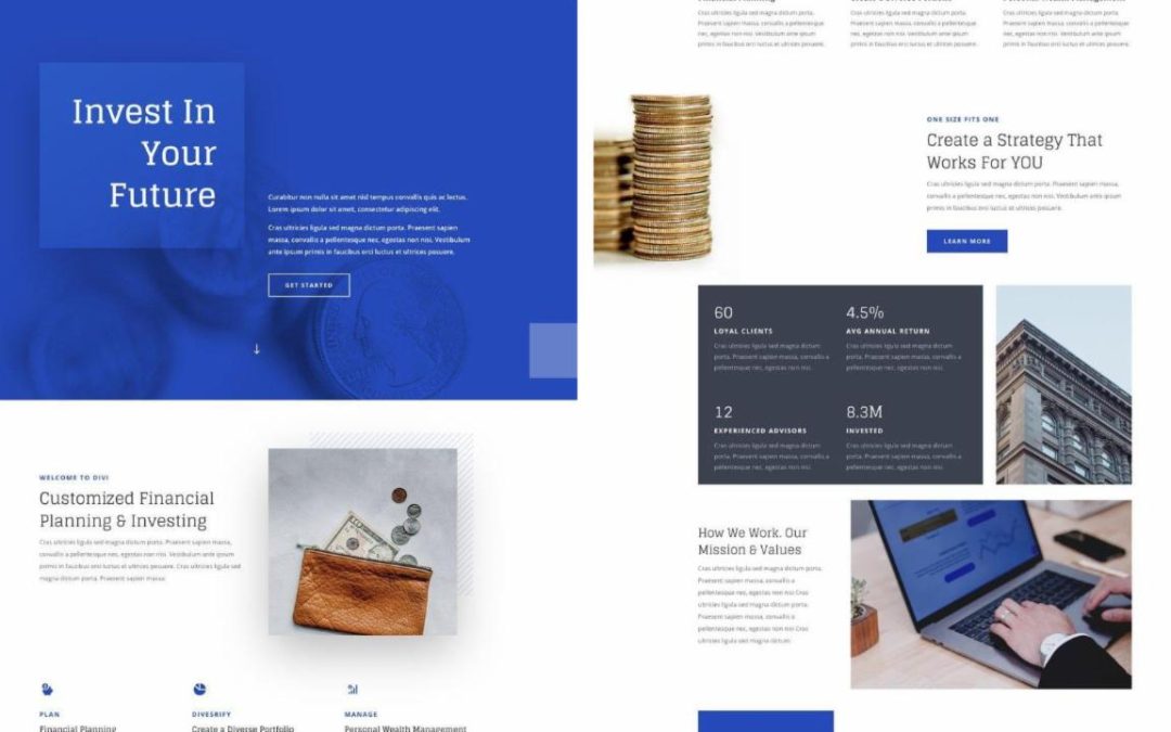 ET – Investment Company Landing Page