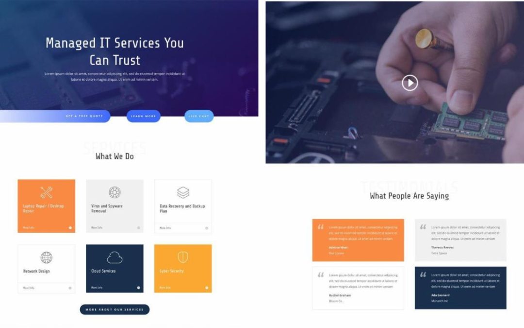 ET – IT Services Home Page
