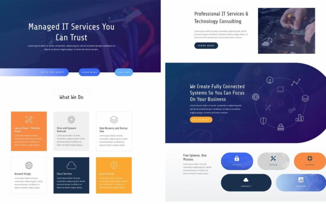 ET – IT Services Landing Page