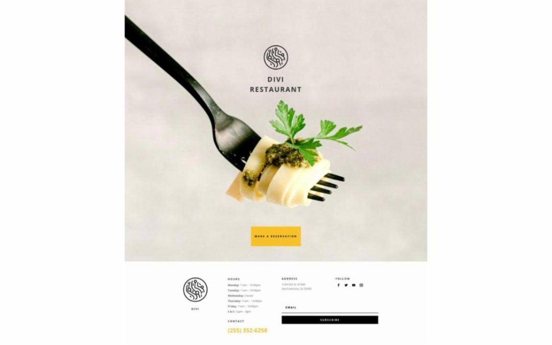 ET – Italian Restaurant Home Page