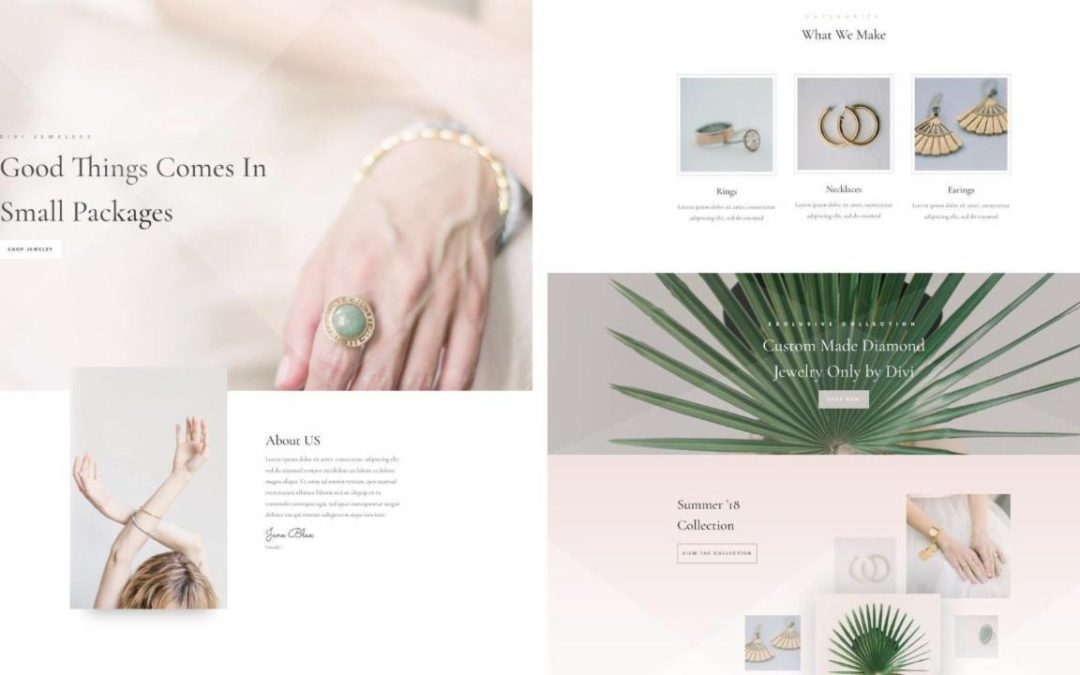 ET – Jeweler Landing Page