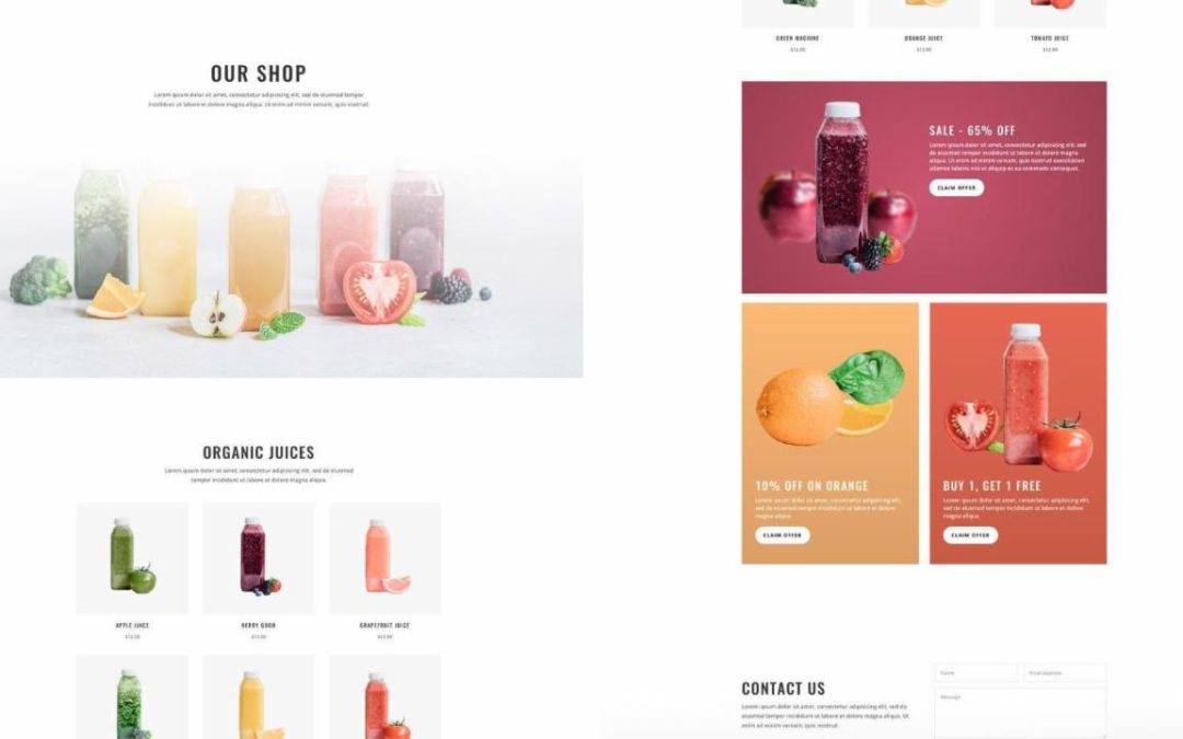 ET – Juice Shop Shop Page