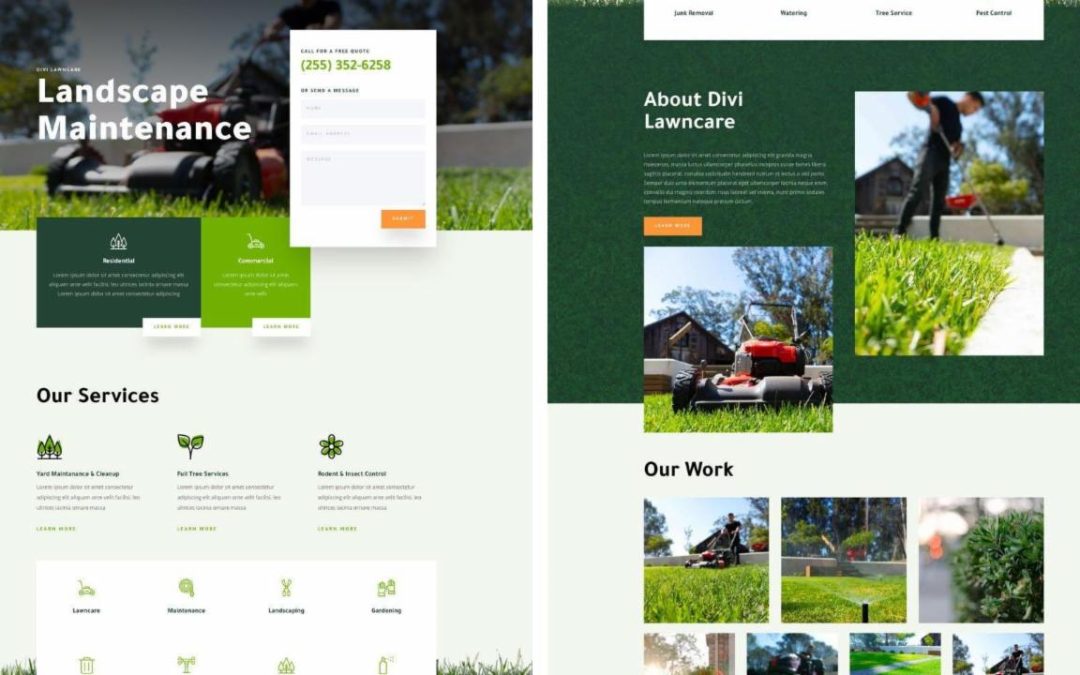 ET – Landscape Maintenance Landing Page