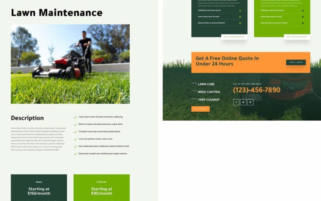 ET – Landscape Maintenance Service Page