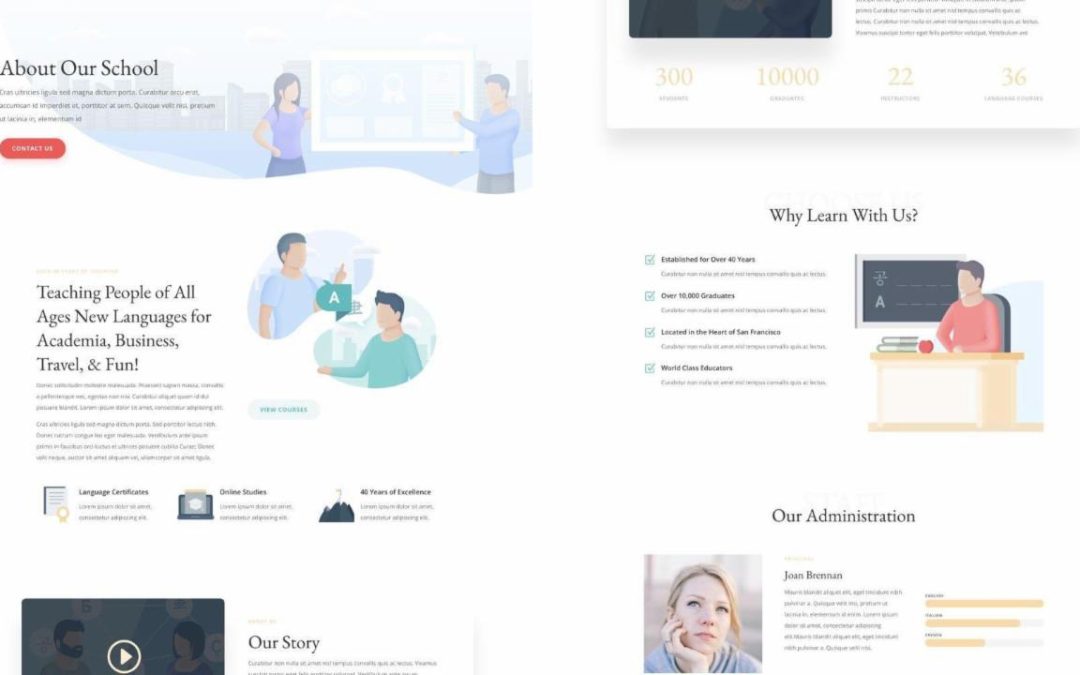 ET – Language School About Page