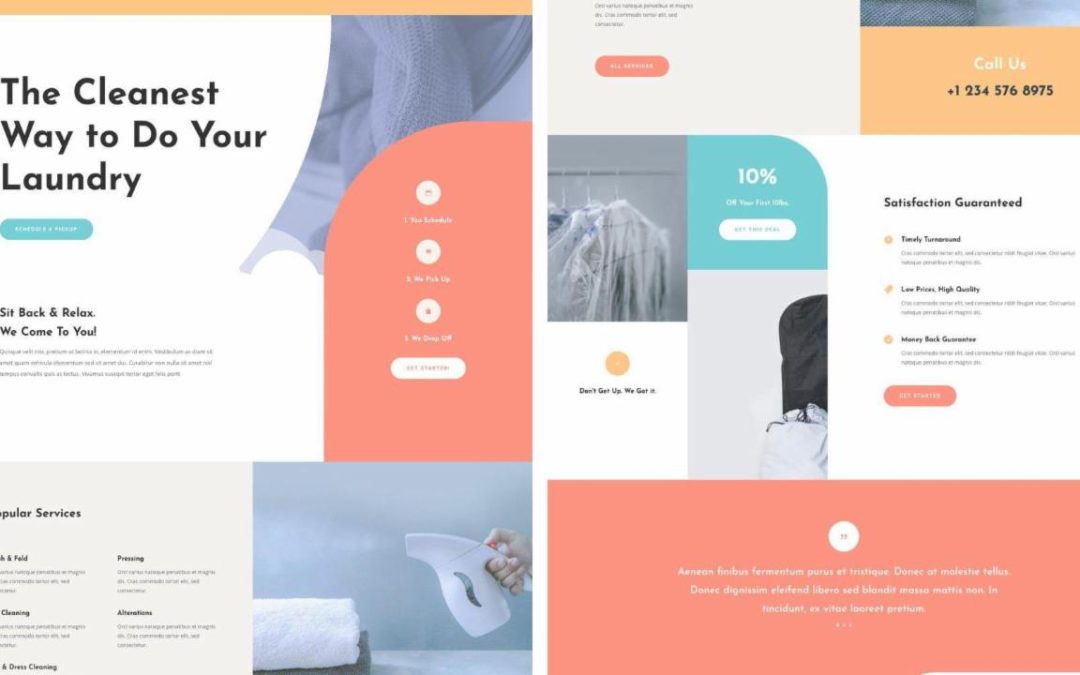 ET – Laundry Service Landing Page