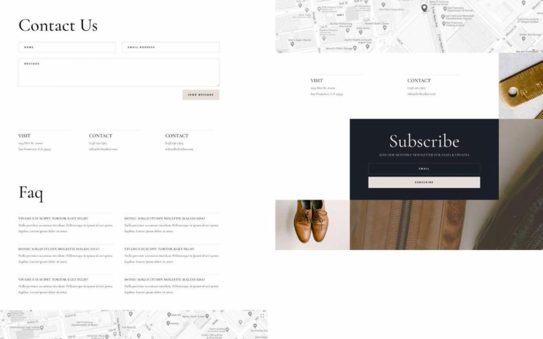 ET – Leather Company Contact Page