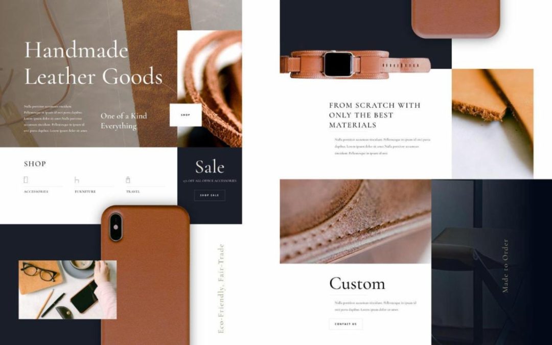 ET – Leather Company Landing Page