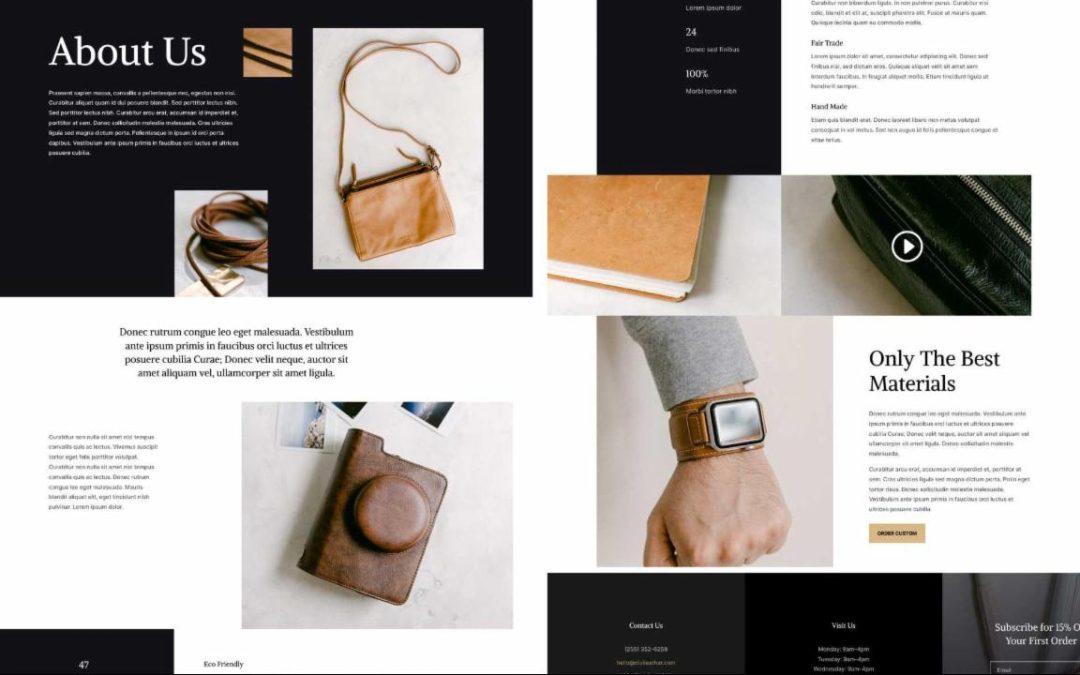 ET – Leather Goods About Page