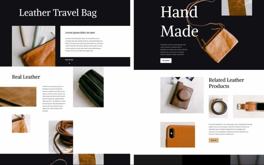 ET – Leather Goods Product Page