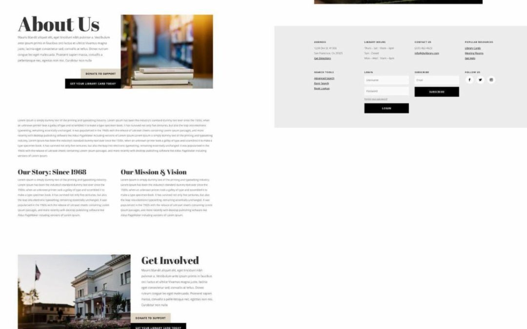ET – Library About Page