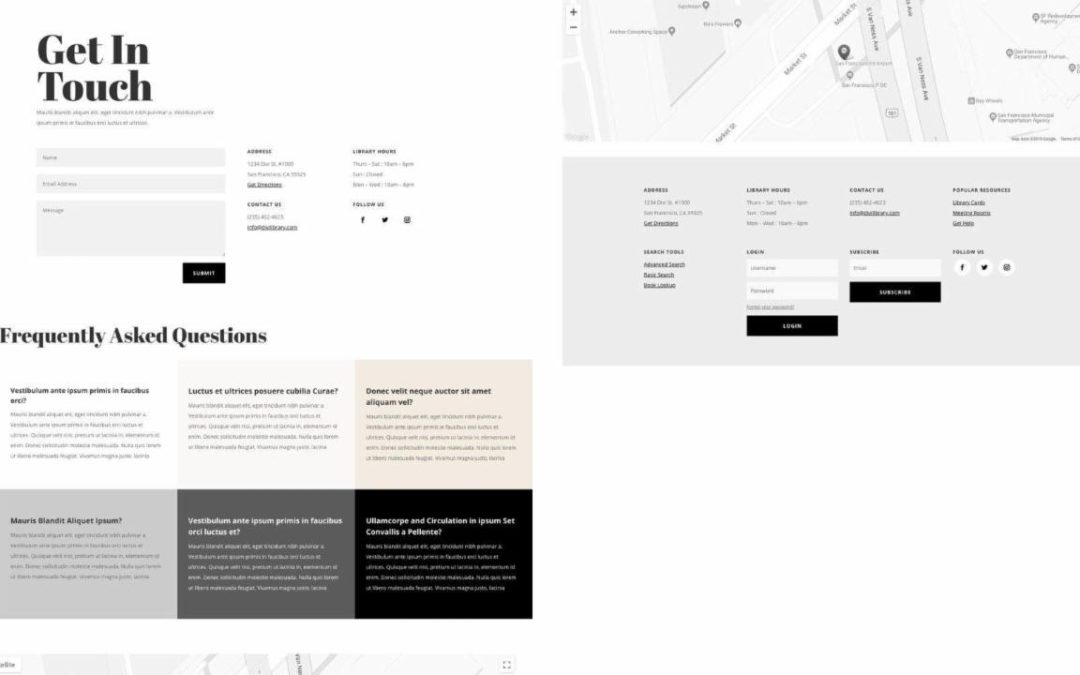 ET – Library Contact Page