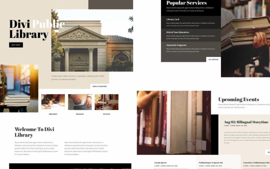 ET – Library Landing Page