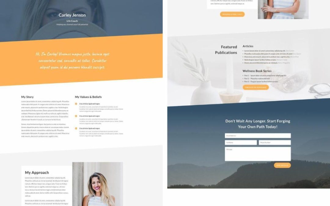 ET – Life Coach About Page