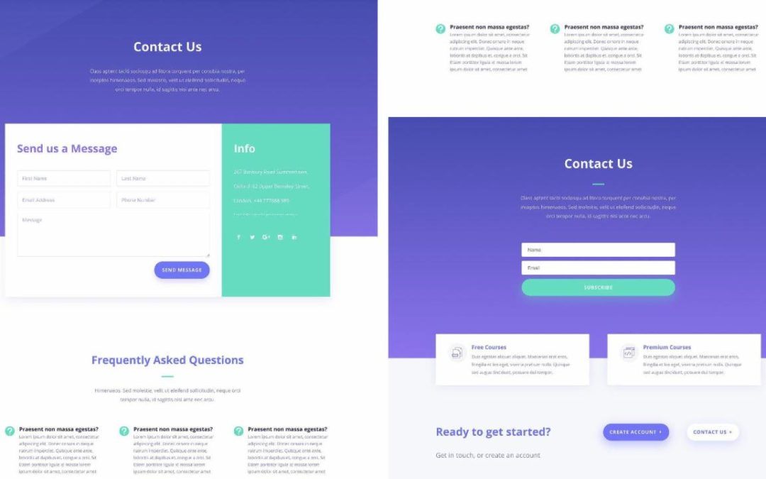 ET – LMS Contact Page
