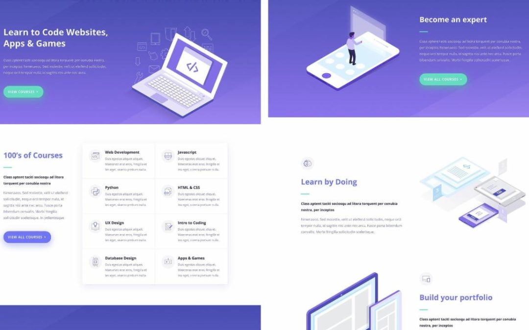 ET – LMS Landing Page