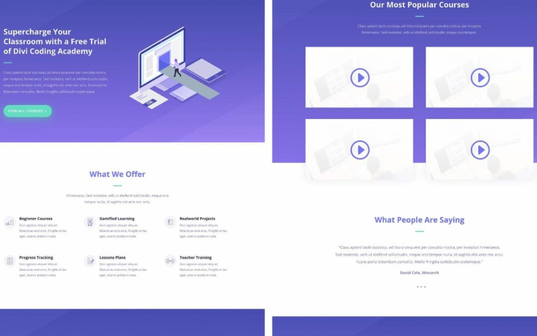 ET – LMS Marketing Page