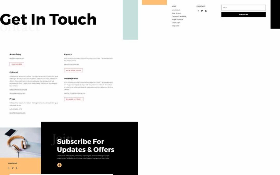 ET – Magazine Contact Page