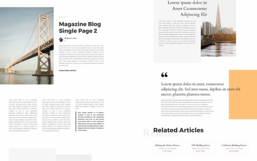 ET – Magazine Post 2 Page