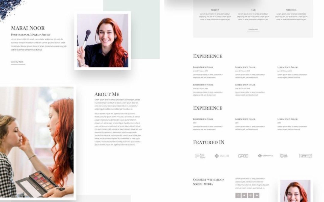 ET – Makeup Artist About Page