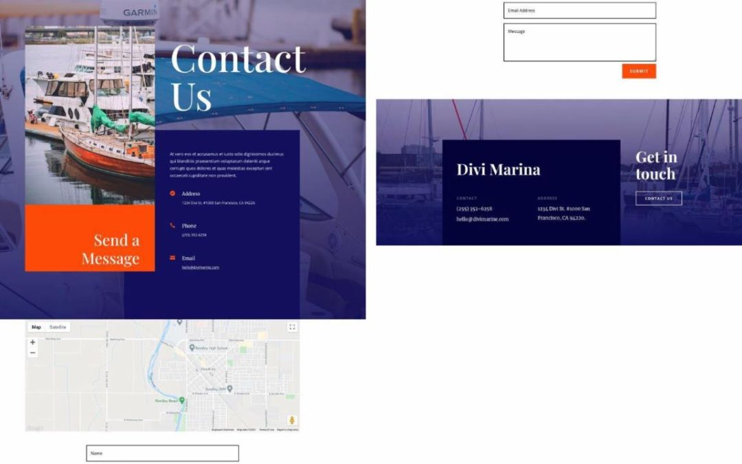 ET – Marina Contact Page