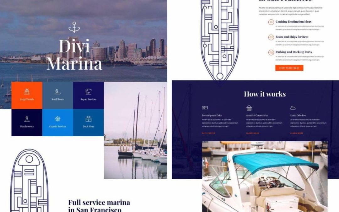 ET – Marina Landing Page