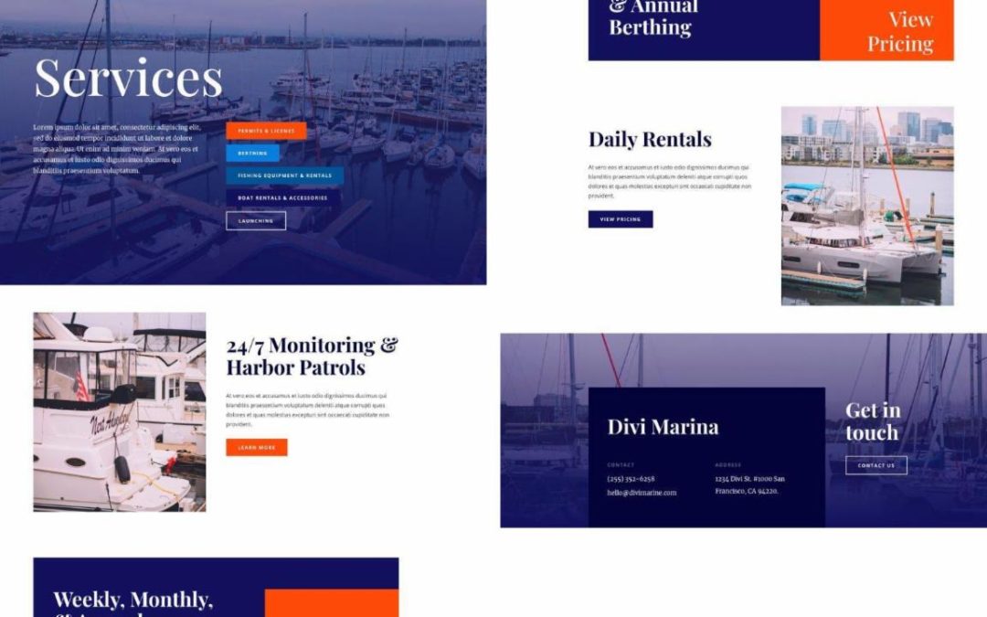ET – Marina Services Page