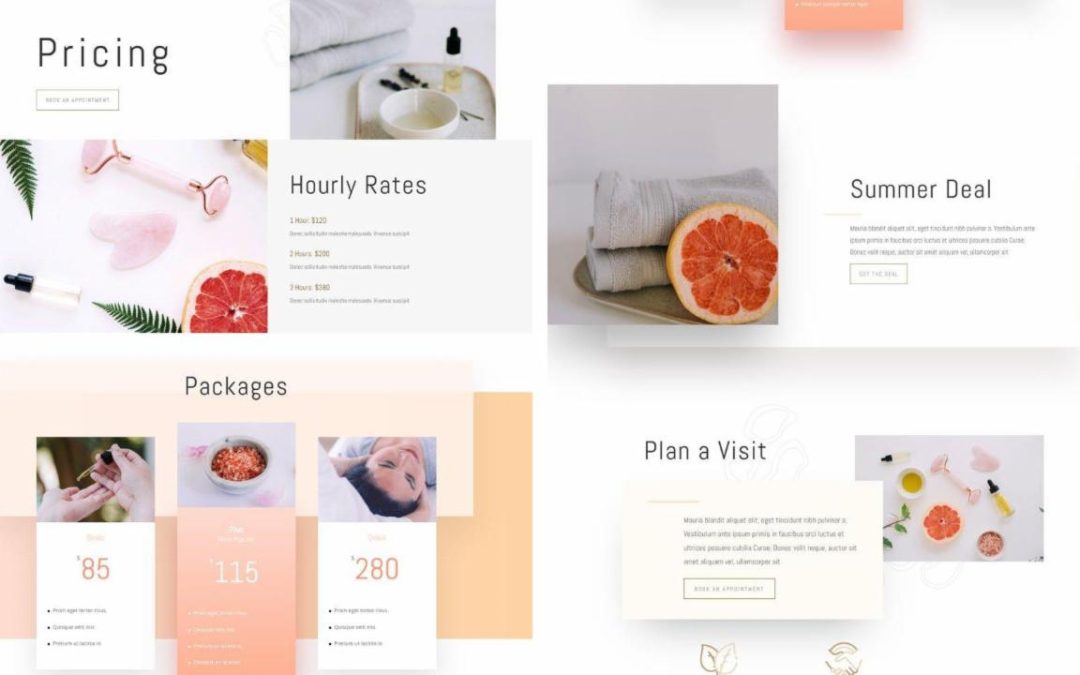 ET – Massage Therapy Pricing Page
