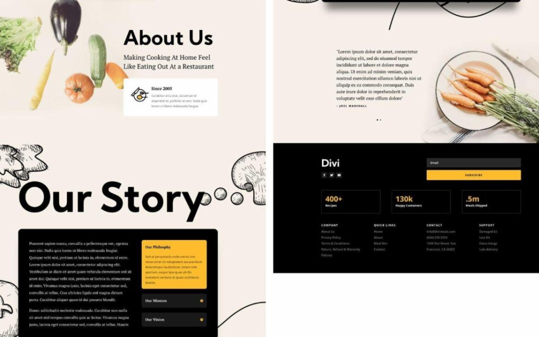 ET – Meal Kit About Page