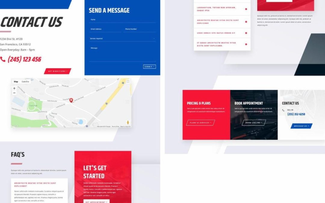 ET – Mechanic Contact Page