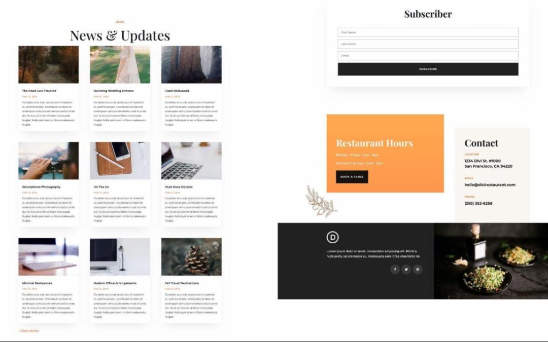 ET – Middle Eastern Restaurant Blog Page