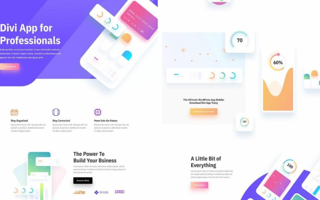 ET – Mobile App Landing Page