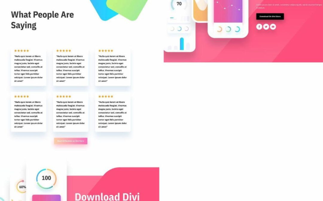 ET – Mobile App Testimonials Page