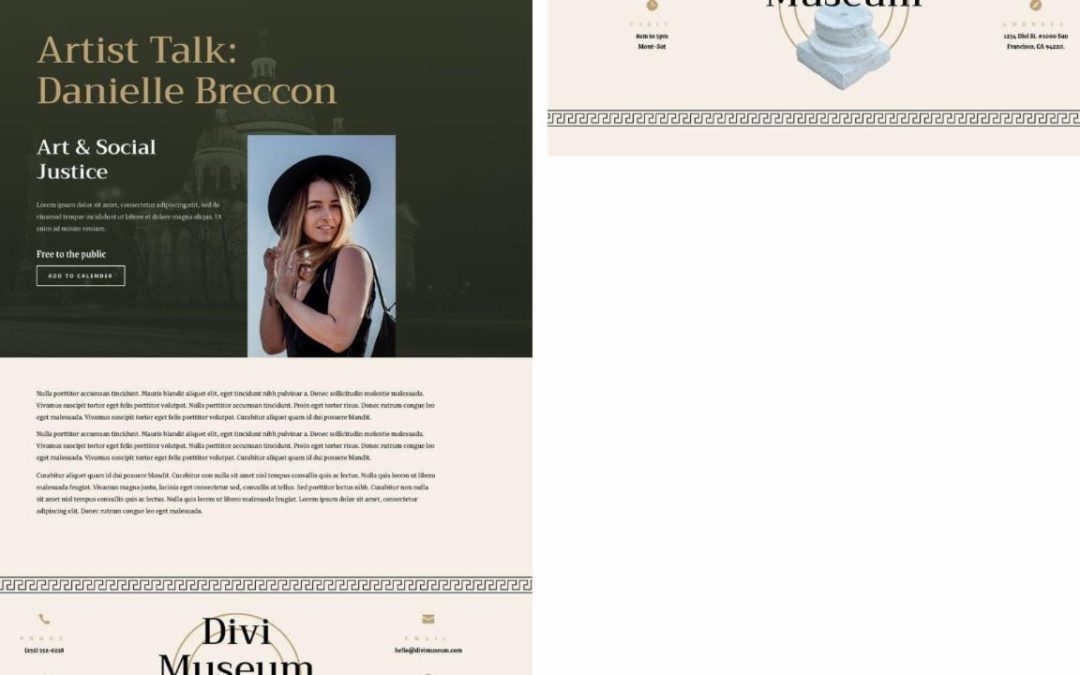 ET – Museum Event Page