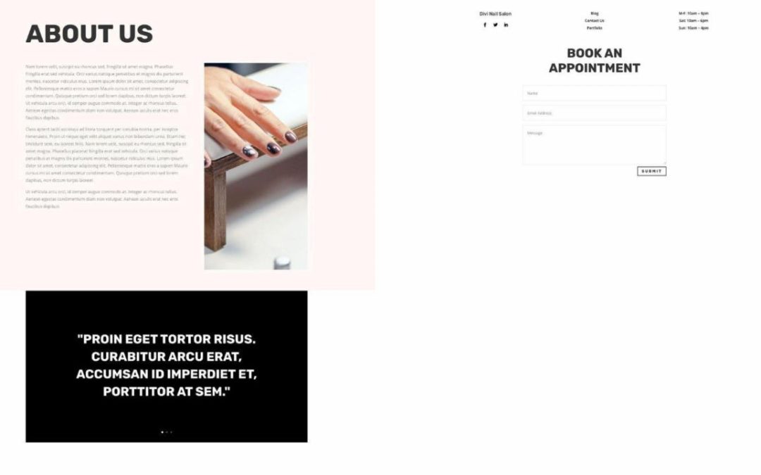 ET – Nail Salon About Page