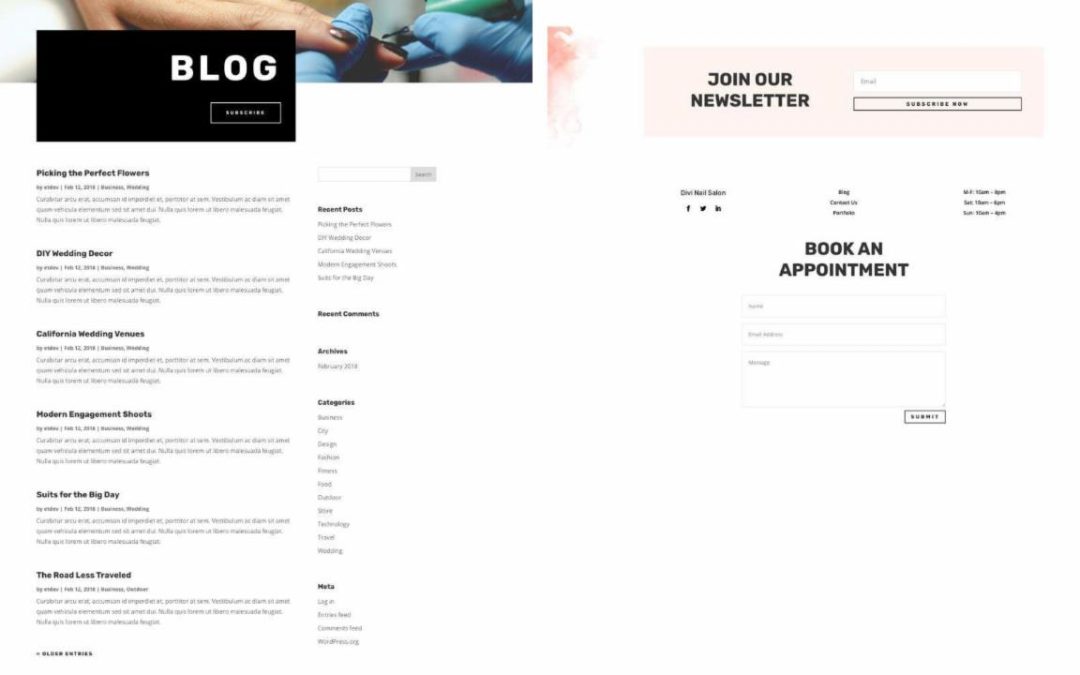 ET – Nail Salon Blog Page