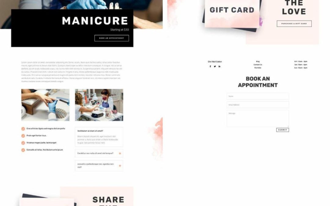 ET – Nail Salon Service Page