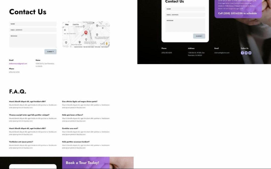 ET – Nursing Home Contact Page
